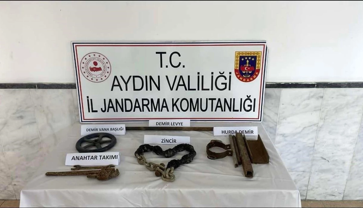 Aydın'da Depodan Demir Hurda ve Tamir Anahtarları Çalındı
