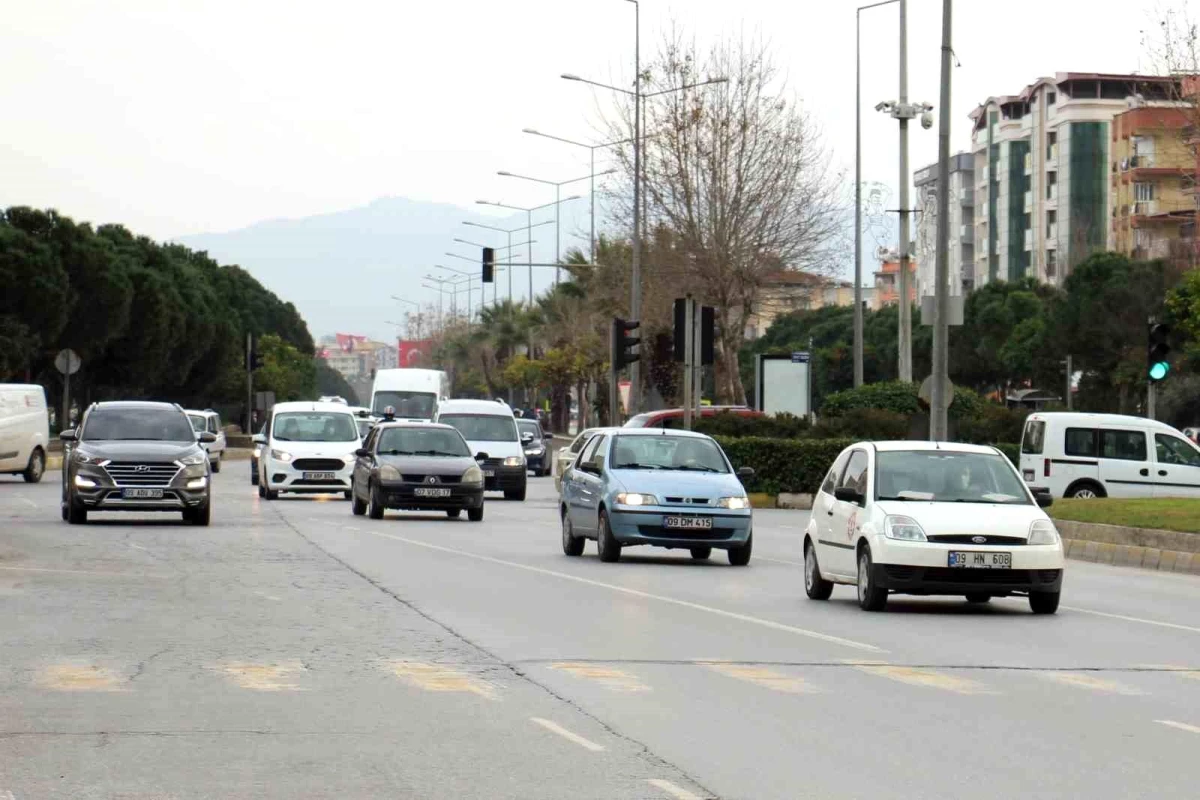 Aydın'da Şubat Ayında Toplam Araç Sayısı 580 Bin 250 Oldu