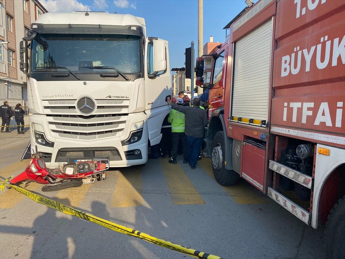 Aydın'da tırla motosikletin çarpışması sonucu 1 kişi öldü