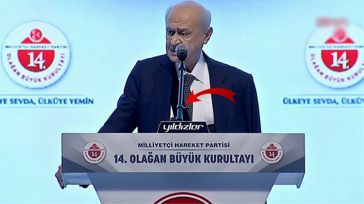 MHP'de büyük kurultay günü! Talihsiz kaza nedeniyle kürsüye kol askısıyla çıkan Bahçeli, İmamoğlu'nu hedef aldı